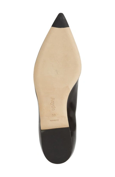 Shop Aeyde Rosa Pointed Toe Flat In Black