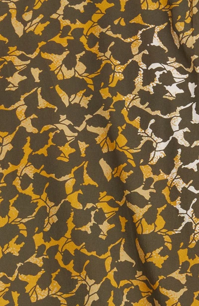 Isabel Marant Étoile Amirya V-neck Printed-blouse In Bronze