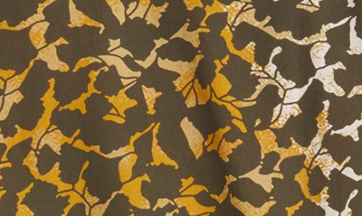 Isabel Marant Étoile Amirya V-neck Printed-blouse In Bronze