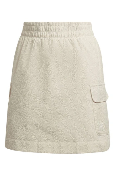 Shop Adidas Originals Adicolor Classics Poplin Tennis Skirt In Wonder White