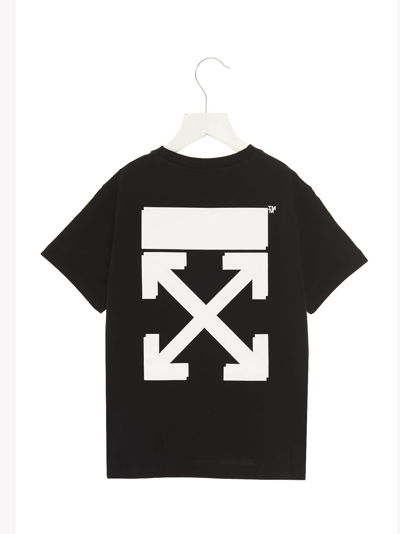 Shop Off-white Rubber Arrow T-shirt In White/black