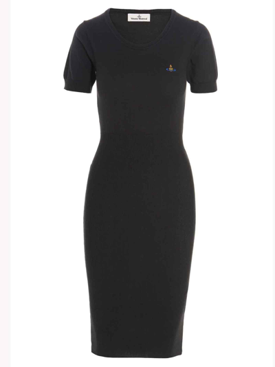Shop Vivienne Westwood Bebe Minidress In Black