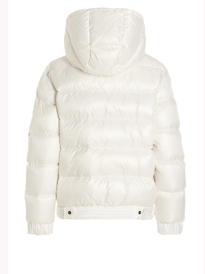 Shop Twinset Hooded Puffer Jacket In White