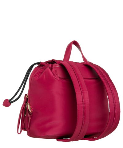 Shop Love Moschino Backpack In Fuchsia