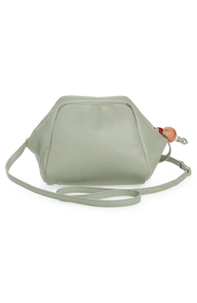 LORO PIANA PUFFY NAPPA LEATHER CROSSBODY BAG 