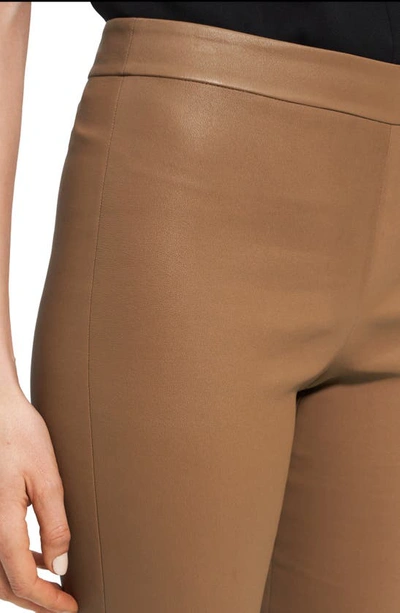 Shop Theory Slim Fit Crop Pants In Truffle