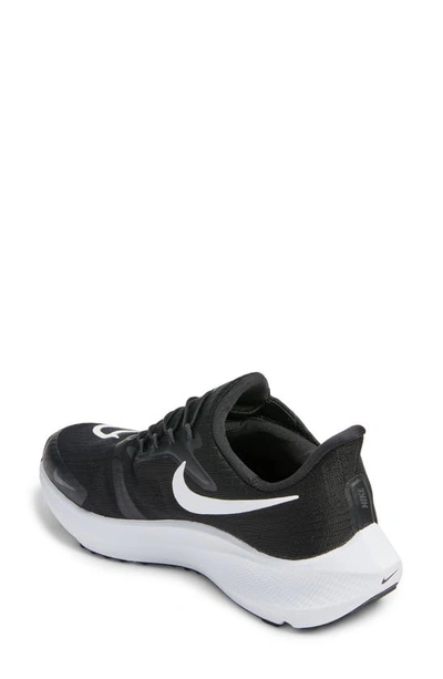 Shop Nike Air Zoom Pegasus 39 Flyease Running Shoe In Black/ White-dk Smoke Grey