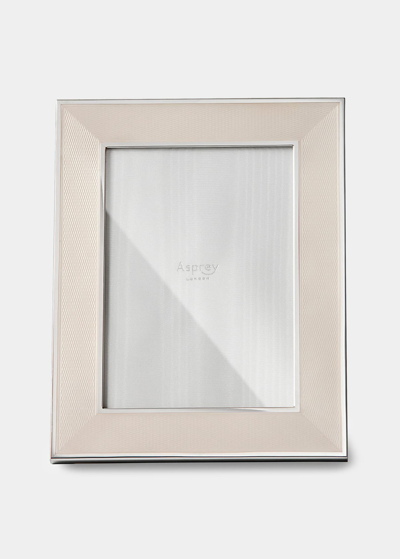 Shop Asprey Enamel & Stainless Steel Frame, 5" X 3.5" In Unassigned