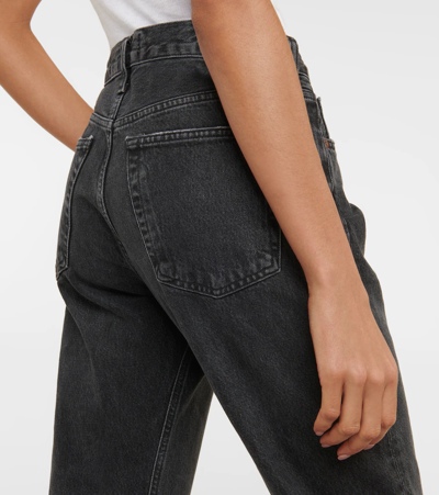 Shop Agolde Wyman Low-rise Straight Jeans In Paradox