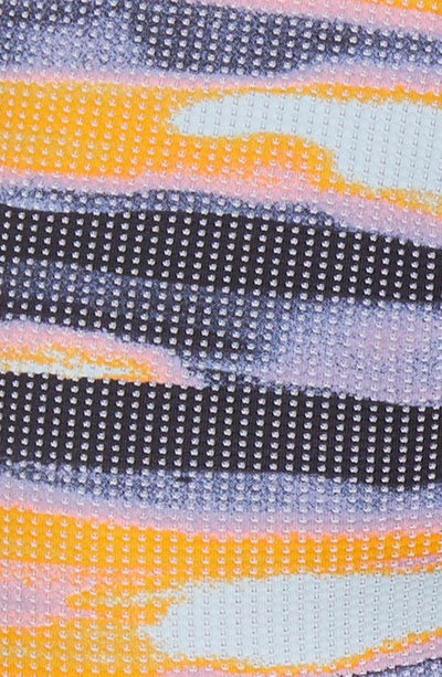Saxx Quest Quick Dry Mesh Boxer Briefs In Multi Fog Bank Stripe