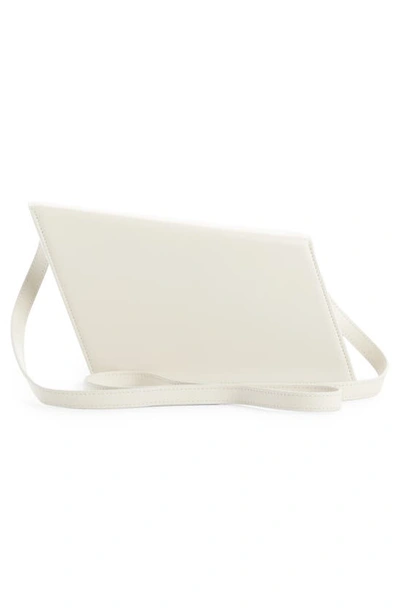 Shop Acne Studios Micro Distortion Leather Shoulder Bag In White