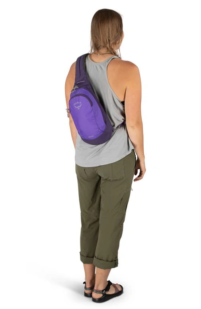 Shop Osprey Daylite Sling Backpack In Dream Purple