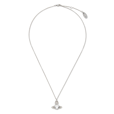 Shop Vivienne Westwood Ariella Orb Silver-tone Necklace