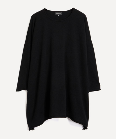Shop Eskandar Women's A-line Cashmere Sweater In Black