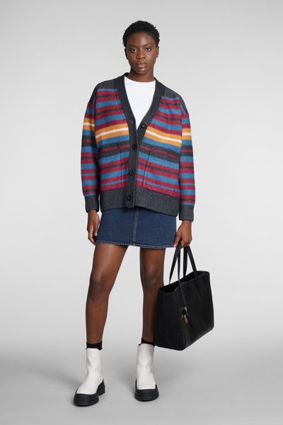 Shop See By Chloé Cardigan In Multicolor Wool