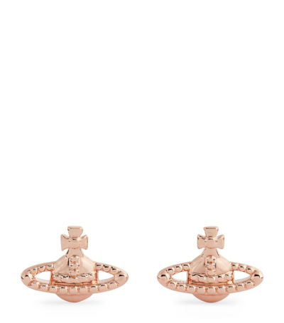 Shop Vivienne Westwood Farah Stud Earrings In Pink