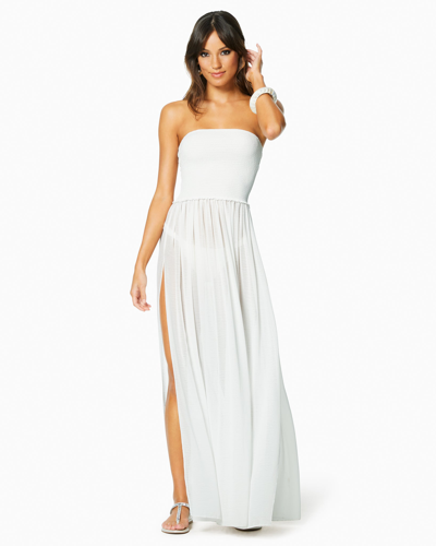Shop Ramy Brook Calista Coverup Maxi Dress In White