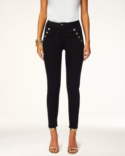 Shop Ramy Brook Helena High-rise Skinny Jean In Black