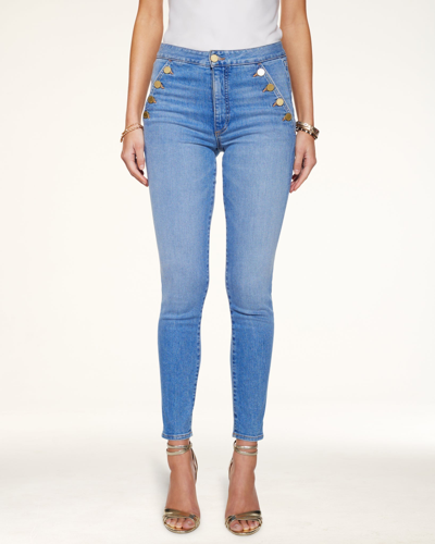 Shop Ramy Brook Helena High-rise Skinny Jean In Light Wash