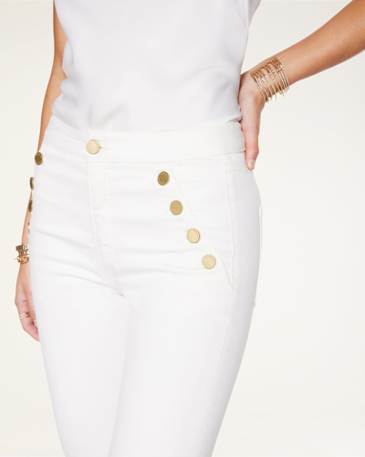 Shop Ramy Brook Helena High-rise Skinny Jean In White