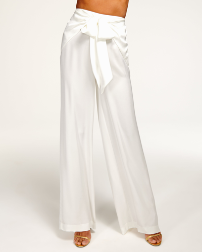Shop Ramy Brook Margo Wide Leg Pant In Ivory