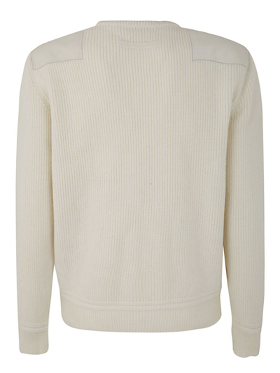 Shop Ermenegildo Zegna Men's White Other Materials Sweater