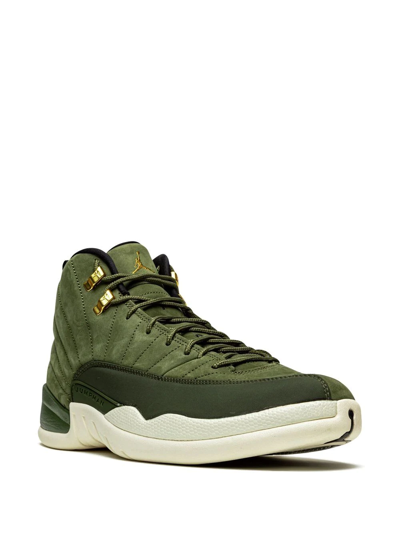 Jordan Air  12 High-top Sneakers In Green