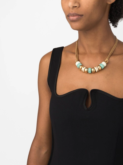 Shop Aurelie Bidermann Gold-plated Etania Necklace