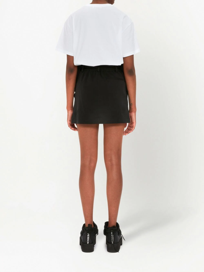 Shop Jw Anderson Zip-detail Miniskirt In Schwarz