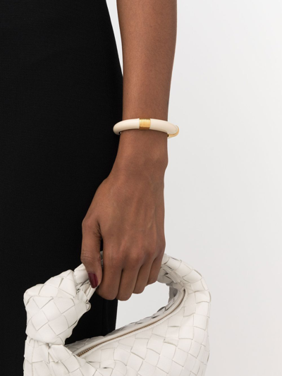 Aurelie Bidermann Panelled Cuff Bracelet In Gold