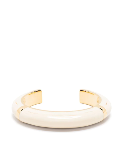 Aurelie Bidermann Caftan Moon Bangle Bracelet In Gold