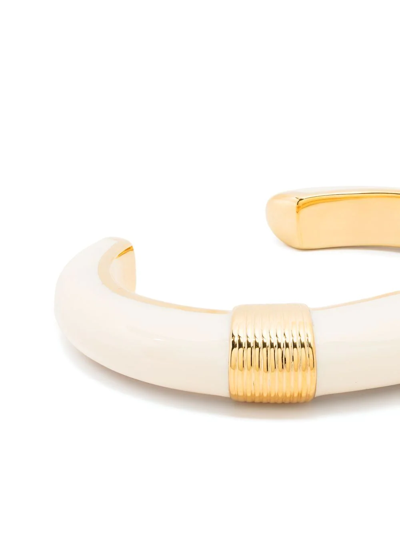 Aurelie Bidermann Panelled Cuff Bracelet In Gold