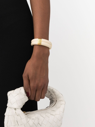 Aurelie Bidermann Polished-finish Open-back Bangle In Gold