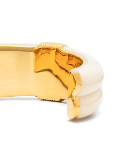Aurelie Bidermann Polished-finish Open-back Bangle In Gold