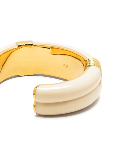 Aurelie Bidermann Polished-finish Open-back Bangle In Gold