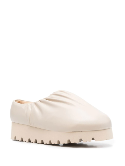 Yume Yume Slip On Camp Shoe Low Woman Beige In Vegan Leather In Neutrals