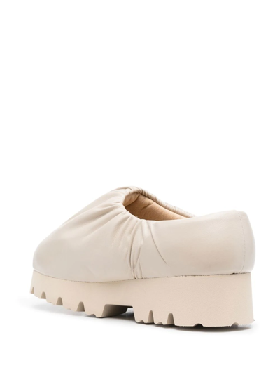 Yume Yume Slip On Camp Shoe Low Woman Beige In Vegan Leather In Neutrals