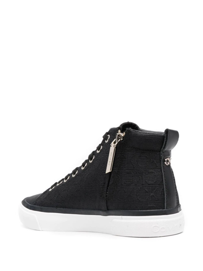 Calvin Klein Hi-top Sneakers In Black | ModeSens