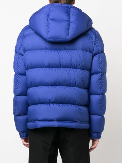 Moncler Men's Poirier Jacket In Blau