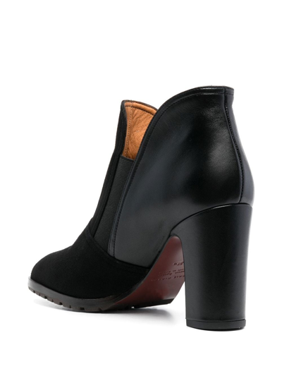 Shop Chie Mihara Eiji 85mm Leather Ankle Boots In Schwarz