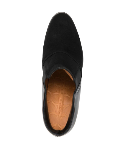 Chie Mihara Eiji 85mm Leather Ankle Boots In Schwarz