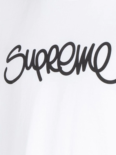 Supreme Handstyle Short-sleeve T-shirt In White | ModeSens