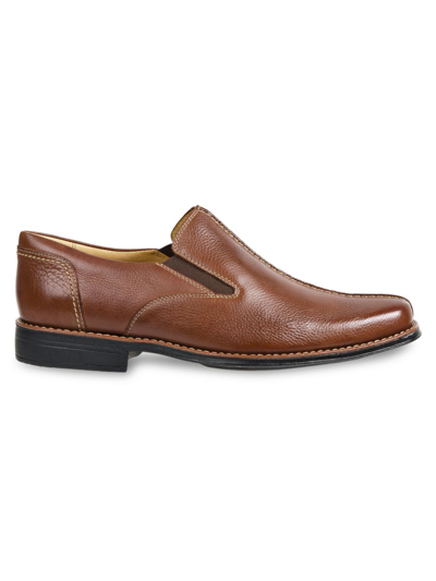 Shop Sandro Moscoloni Men's Tampa Leather Loafers In Tan