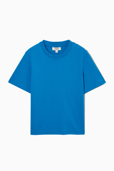 Shop Cos The Clean Cut T-shirt In Blue