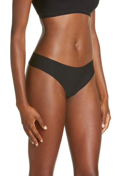 Commando Butter Stretch Modal Thong In Black