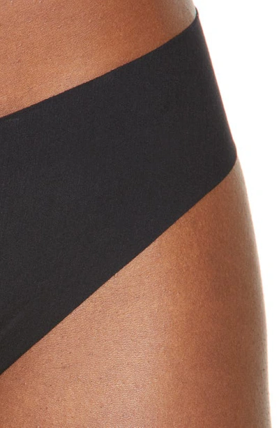 Commando Butter Stretch Modal Thong In Black