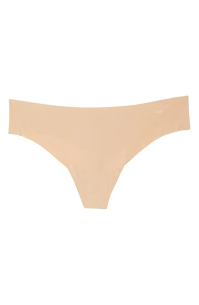 Commando Butter Seamless Thong In Brown