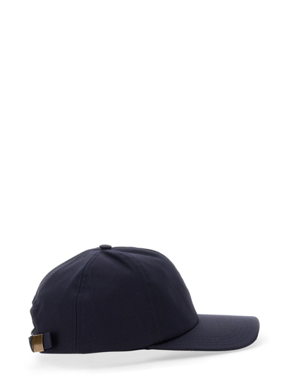 Shop Mackintosh Baseball Cap In Blue