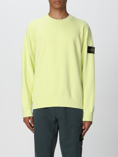Shop Stone Island Sweatshirt  Men Color Lemon