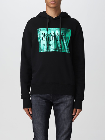 Shop Versace Jeans Couture Sweatshirt  Men Color Black